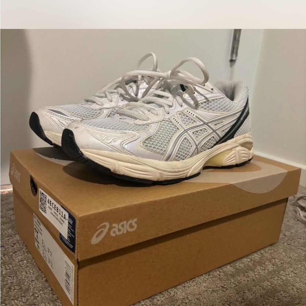 ASICS White and Gray Sneakers